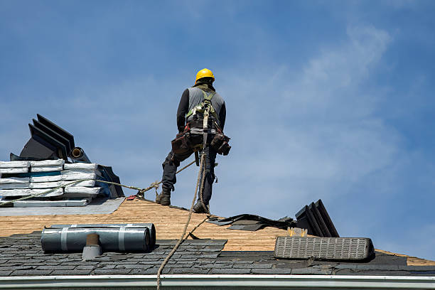 Professional Roofing technician working in Saint James City, FL